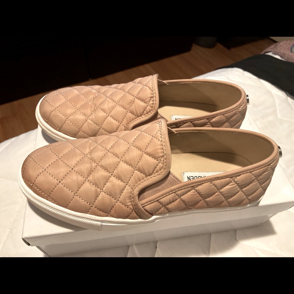 Steve Madden Blush Pink Slip Ons